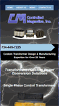 Mobile Screenshot of controlledmagnetics.com